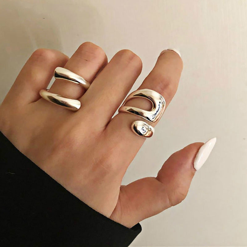 Jia Staggered Open Ring [BREFGWPW]