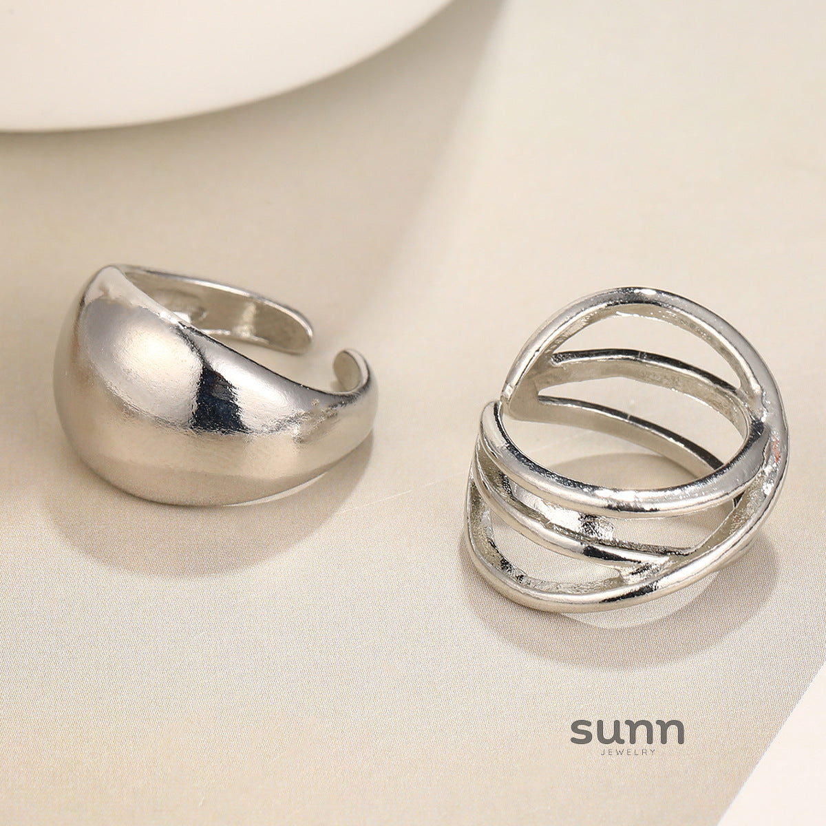 Jia Staggered Open Ring [WTJIY1ZP]