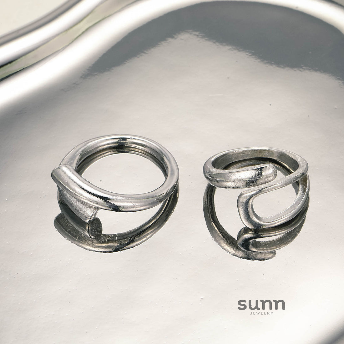 Jia Staggered Open Ring [BREFGWPW]