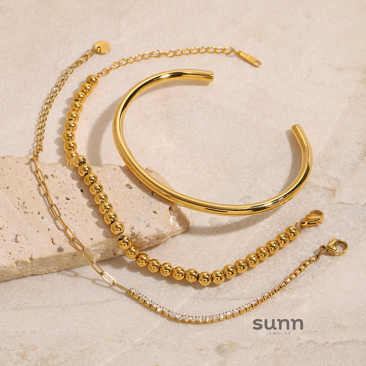 Jianna Geometric Chain Bracelet [RKHLWPI3]
