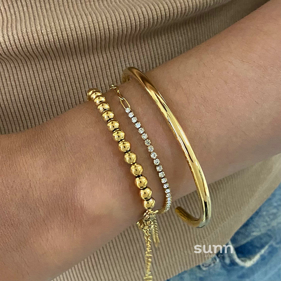 Jianna Geometric Chain Bracelet [IYL29U8Z]