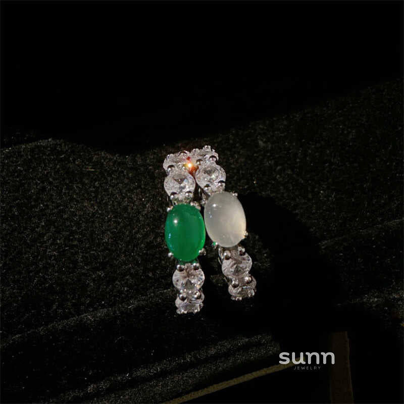 Jianna Stacked Jadeite Ring [HNIPUIXO]