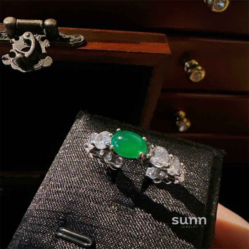 Jianna Stacked Jadeite Ring [IW3R9LLC]