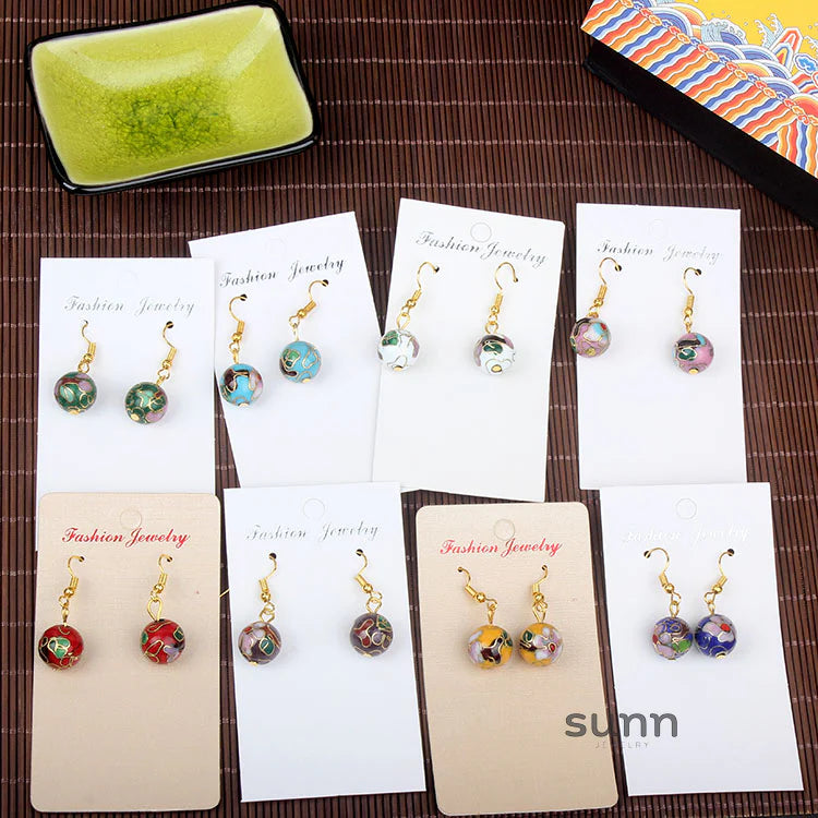 Jo Enamel Drop Earrings