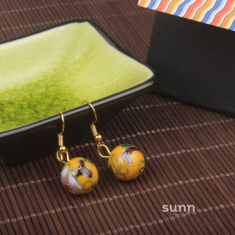 Jo Enamel Drop Earrings