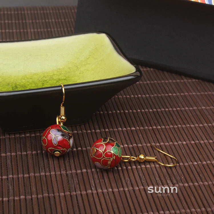 Jo Enamel Drop Earrings