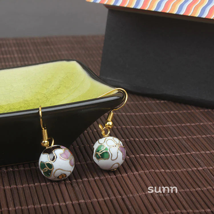 Jo Enamel Drop Earrings