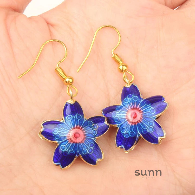 Jo Enamel Drop Earrings
