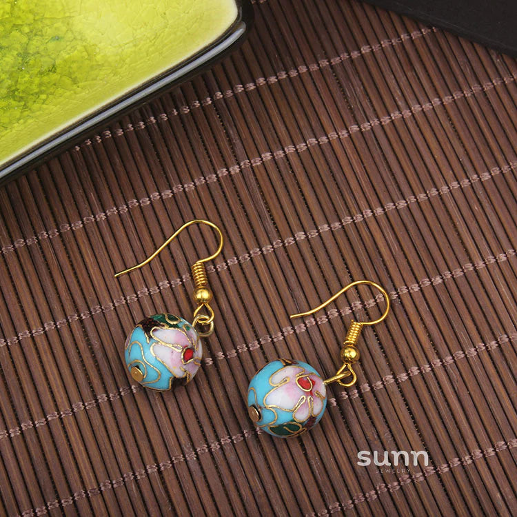 Jo Enamel Drop Earrings