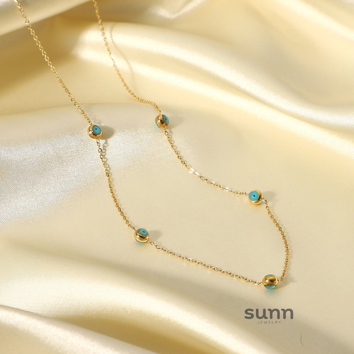 Jo Layered Turquoise Necklace [9YIGT91K]