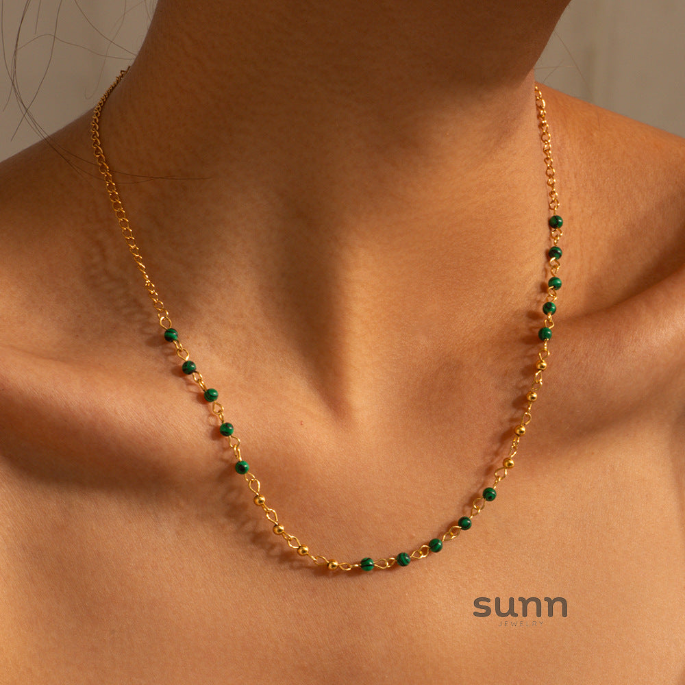 Jo Layered Turquoise Necklace [2MNCTT18]
