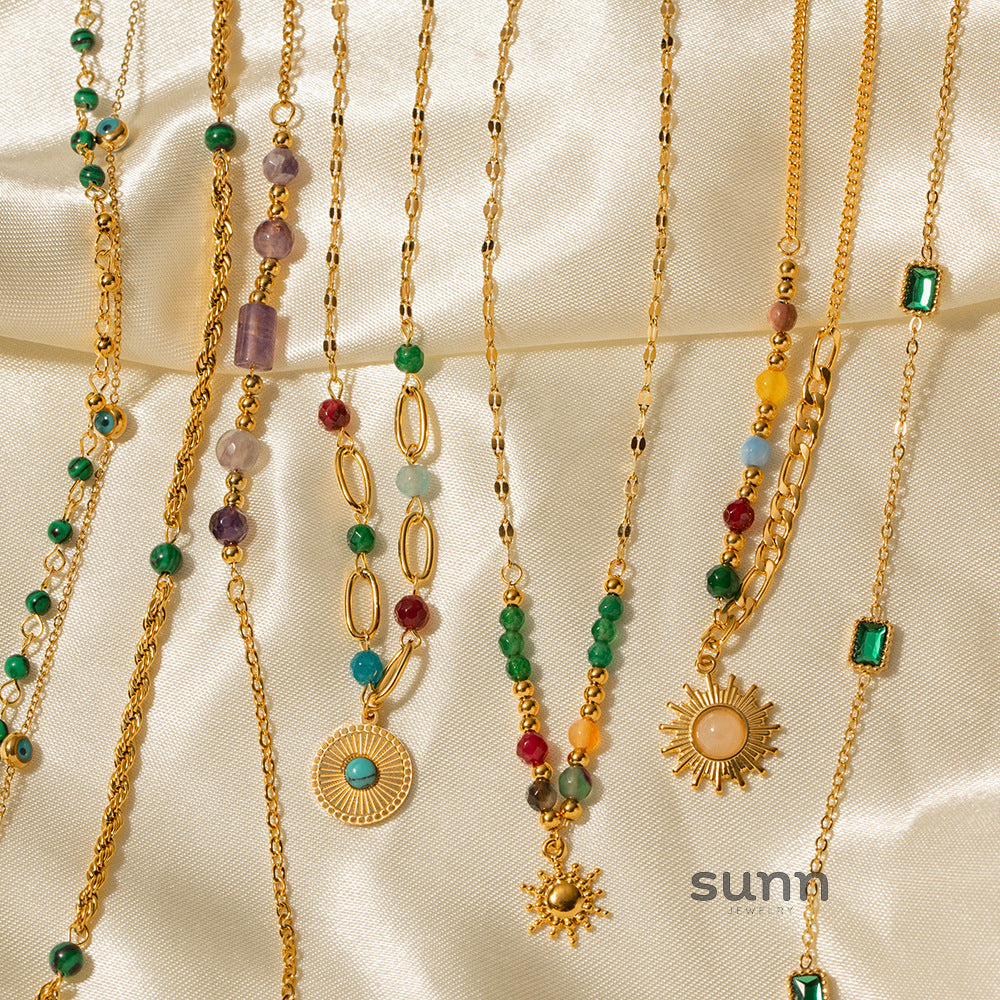 Jo Layered Turquoise Necklace [KVJ5VSPJ]