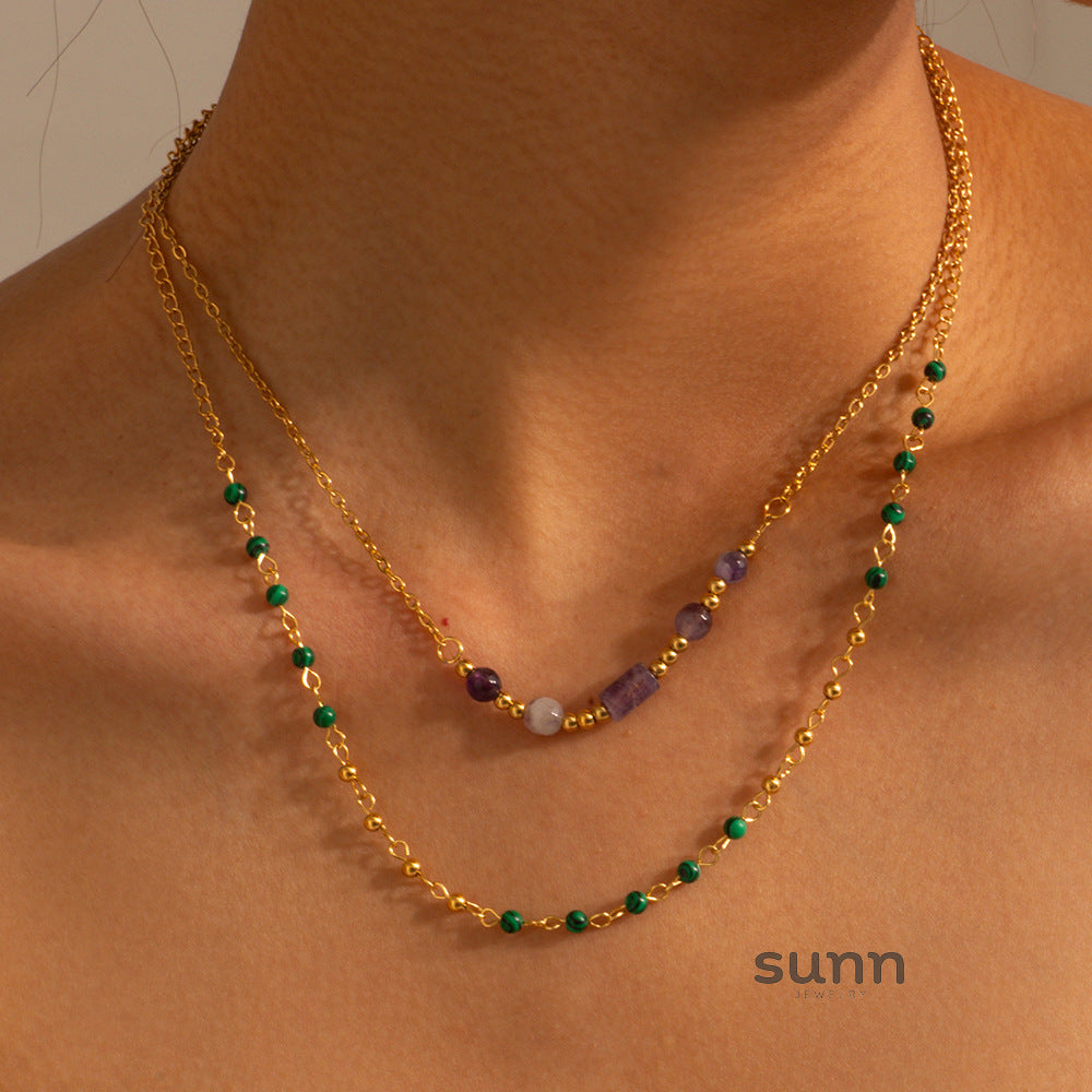 Jo Layered Turquoise Necklace [LVKQ0WT6]