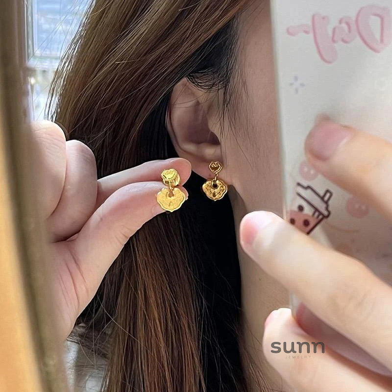 Jo Ruyi Lock Stud Earrings