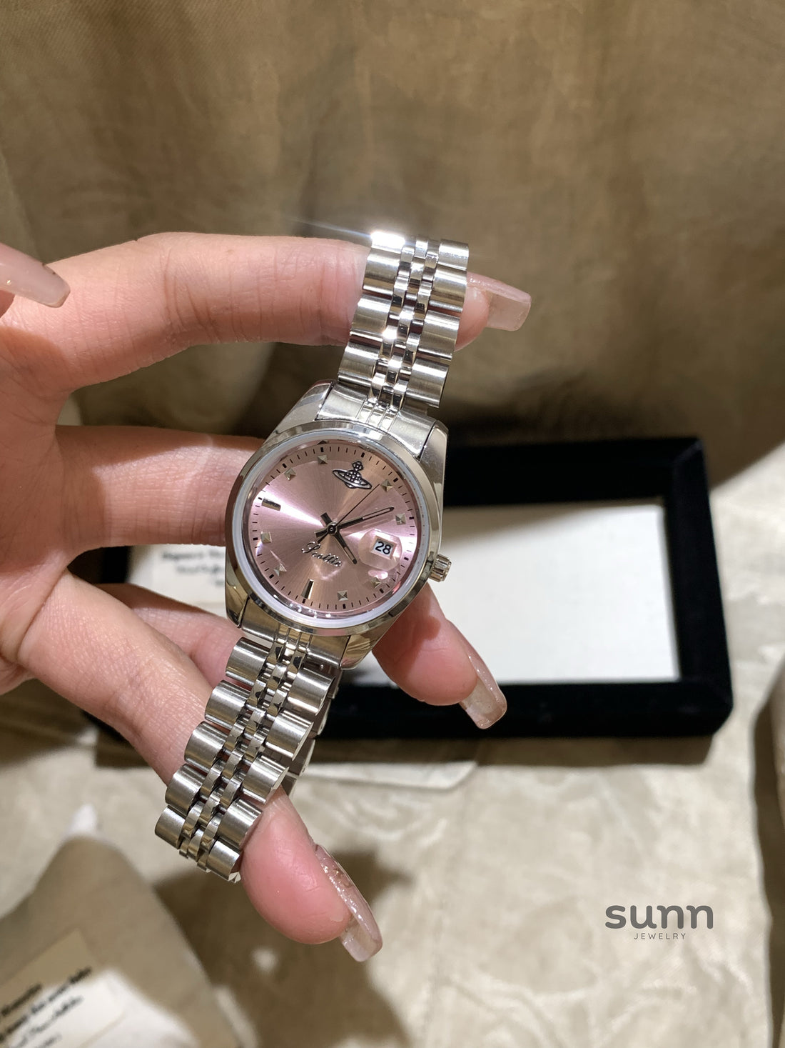 Jo Two-Tone Quartz Watch [VD43TT4W]
