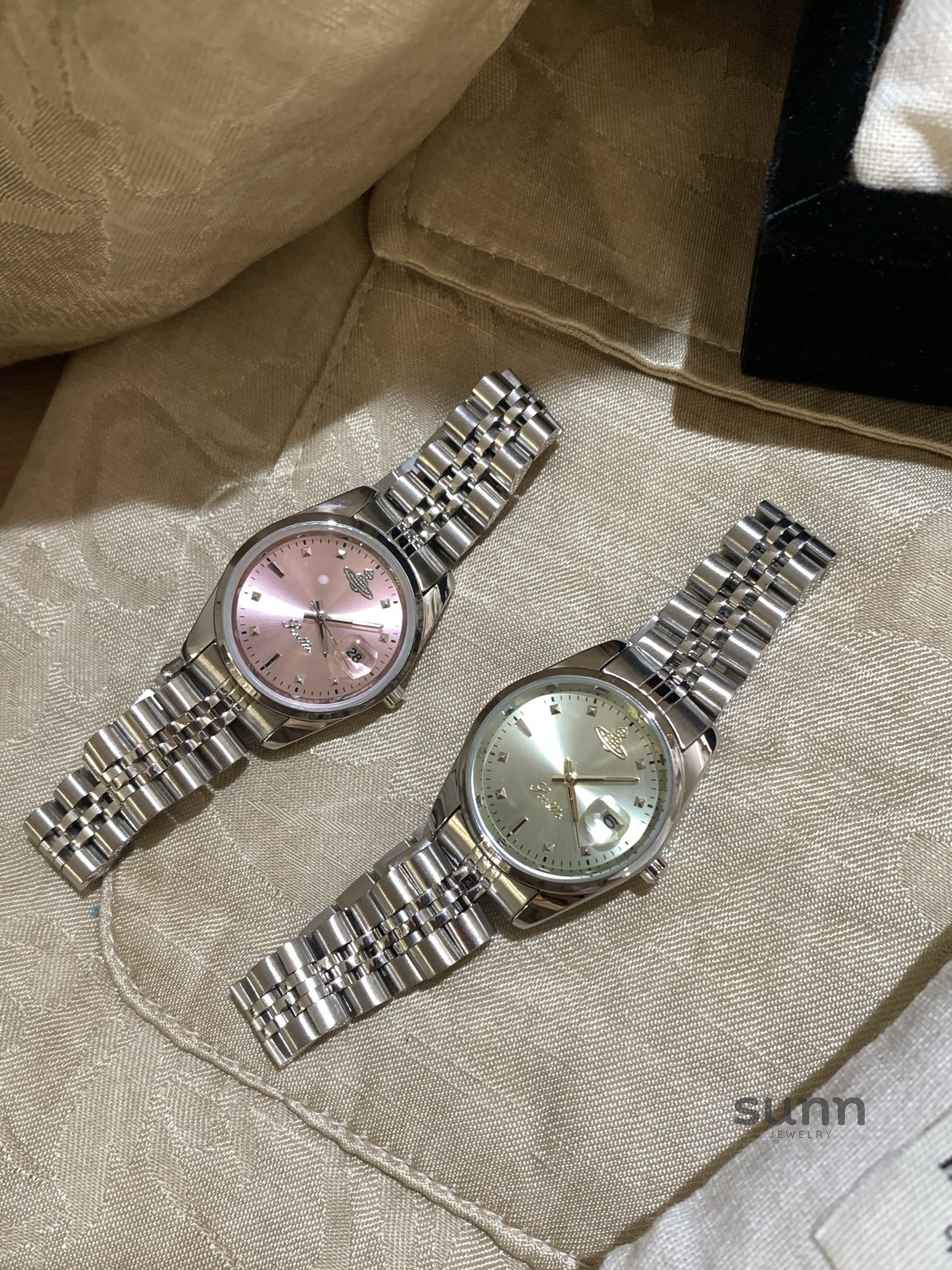 Jo Two-Tone Quartz Watch [UM59G7MC]