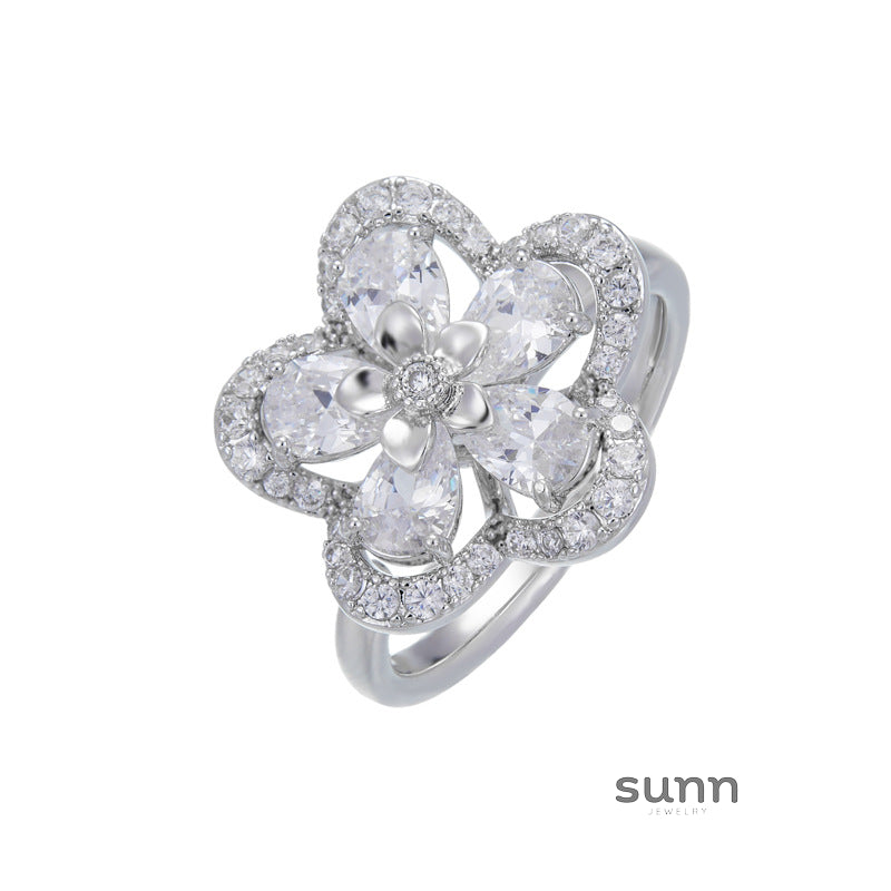 Joana Rotating Bloom Ring [ZRSD20Z2]