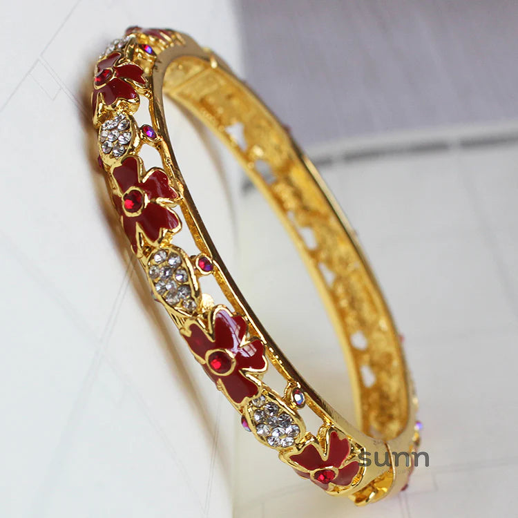 Joanne Filigree Crystal Bangle