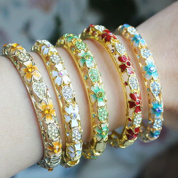 Joanne Filigree Crystal Bangle