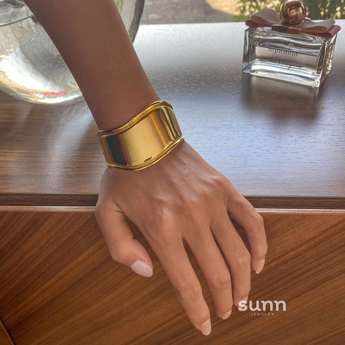 Joanne Gold Cuff Bracelet [RWP0D6J5]