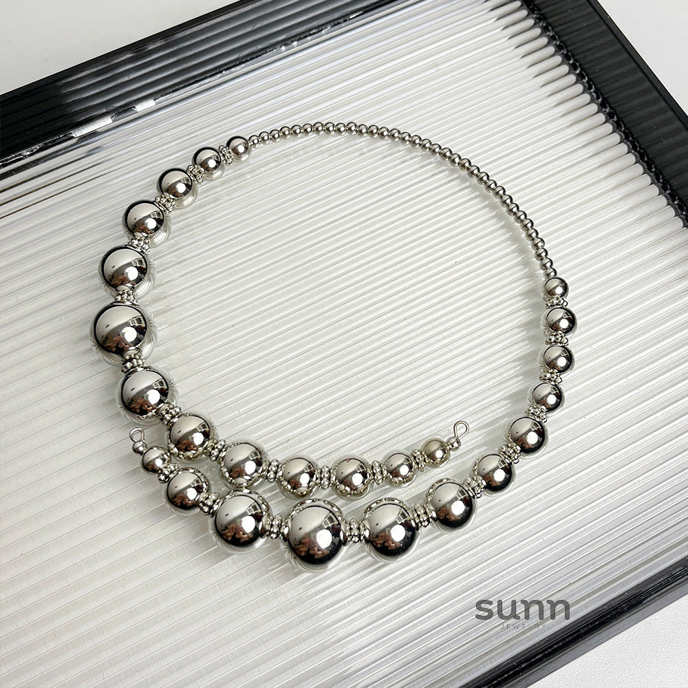 Joanne Sleek Silver Choker [SN5NCXVD]