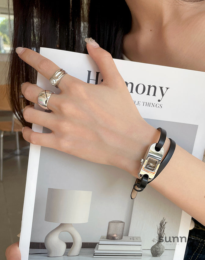 Jocelynn Luxe Leather Watch [TV4YN7DO]
