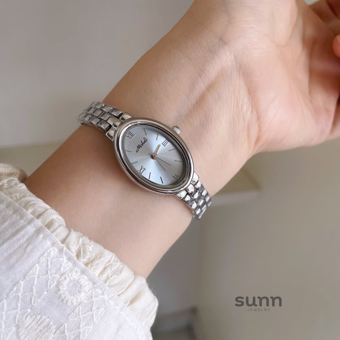 Joella Oval Steel Watch [QIQZQF9C]