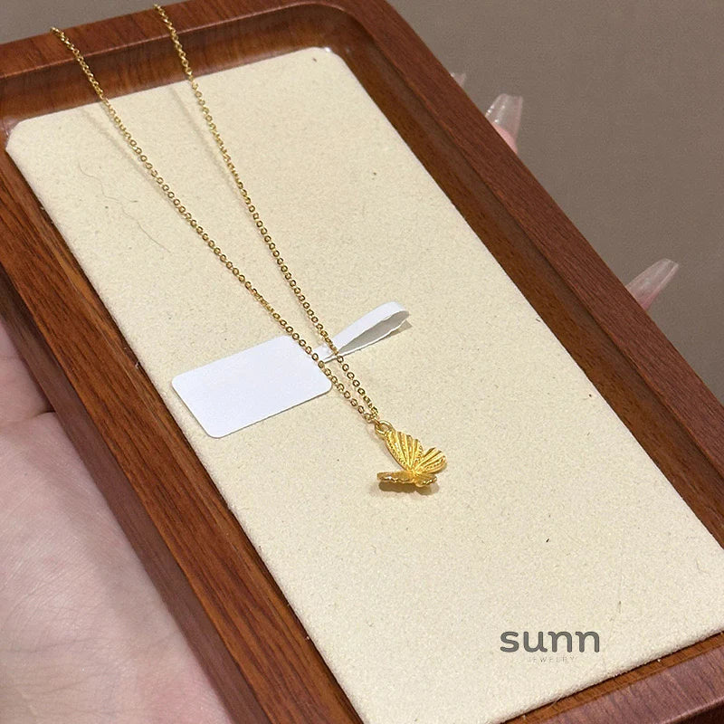Joelle Delicate Butterfly Necklace