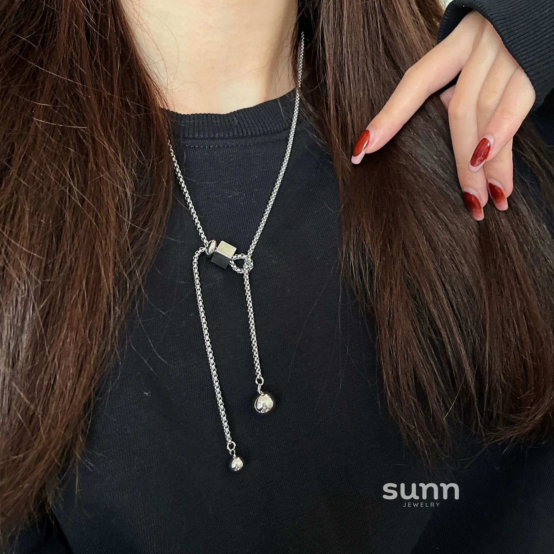Johnna Adjustable Geometric Necklace