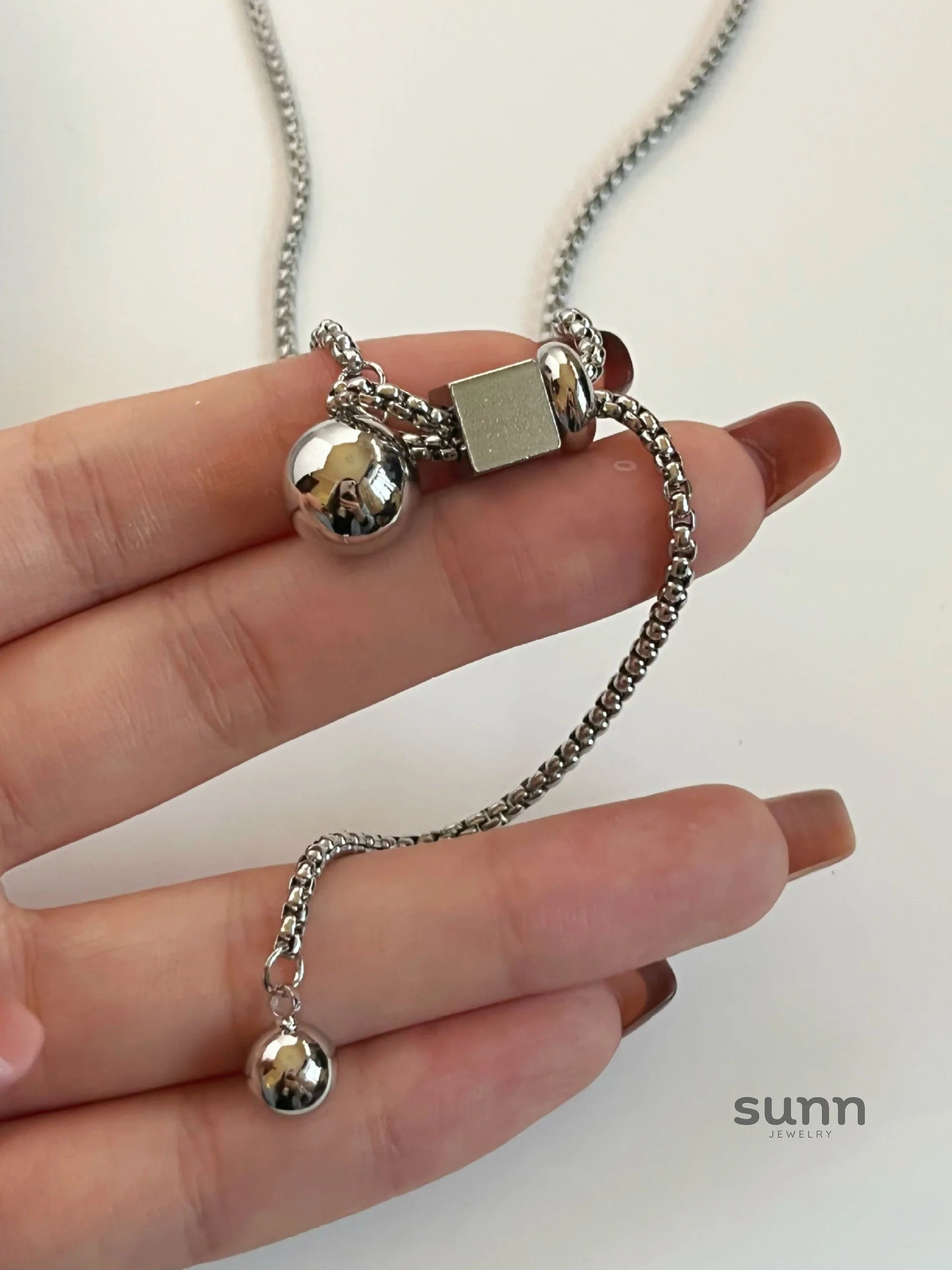 Johnna Adjustable Geometric Necklace
