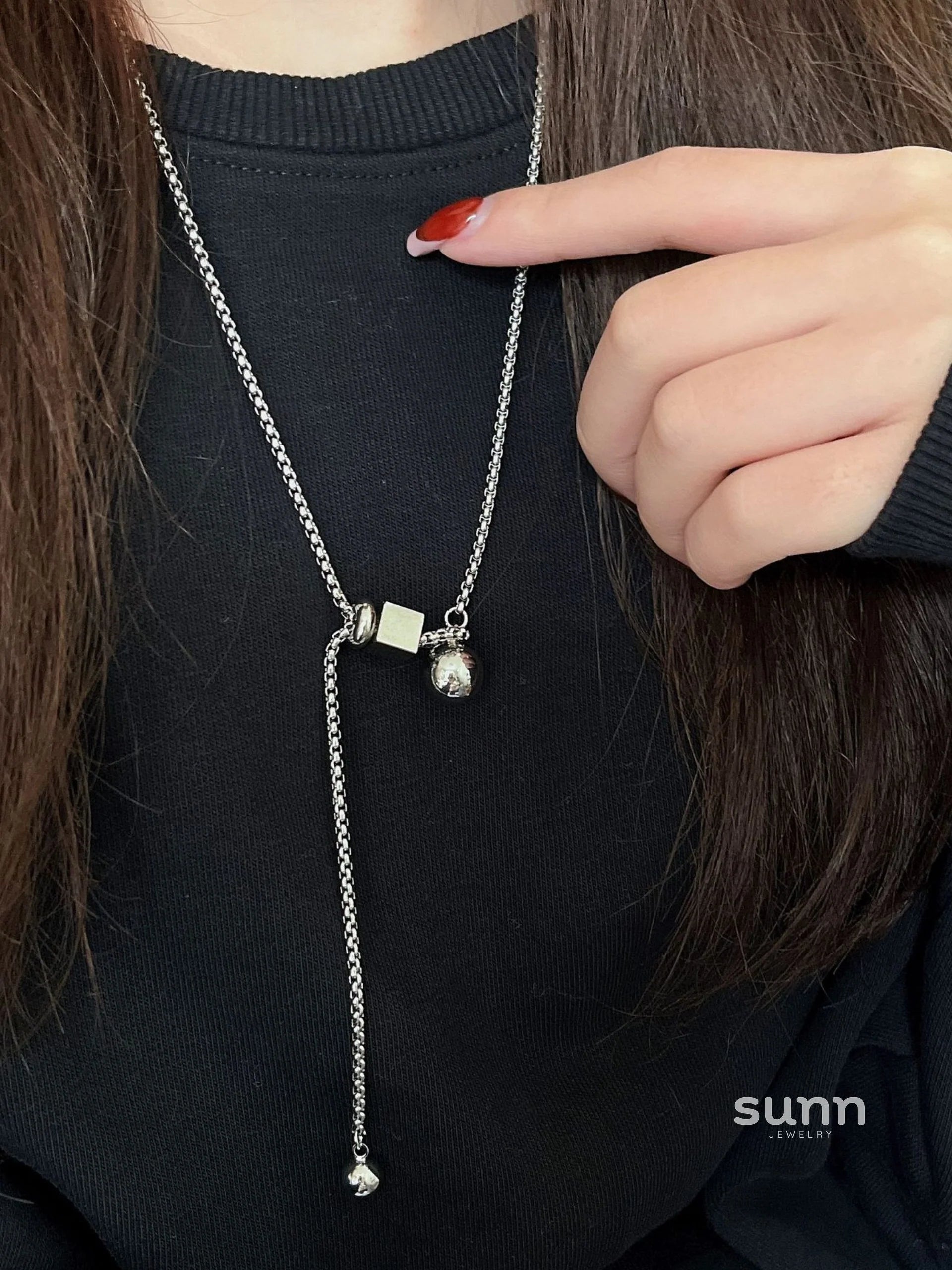 Johnna Adjustable Geometric Necklace