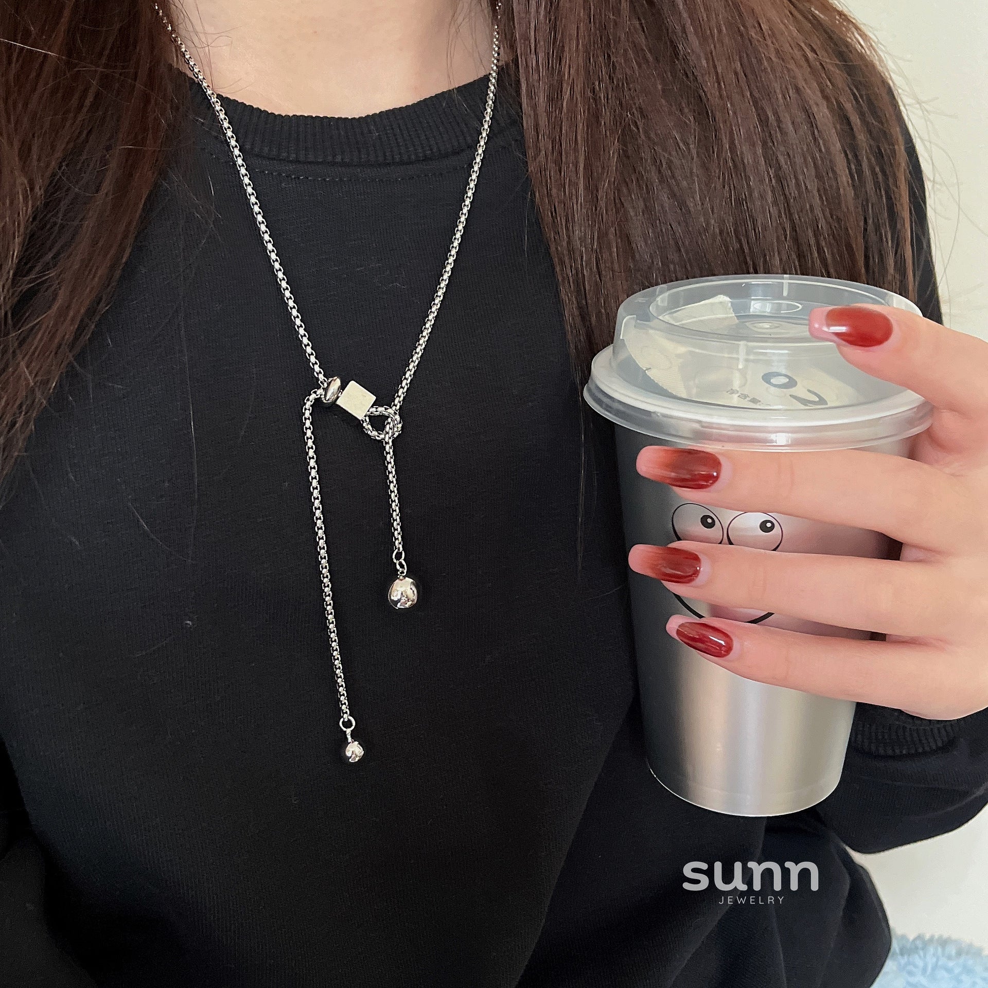 Johnna Adjustable Geometric Necklace