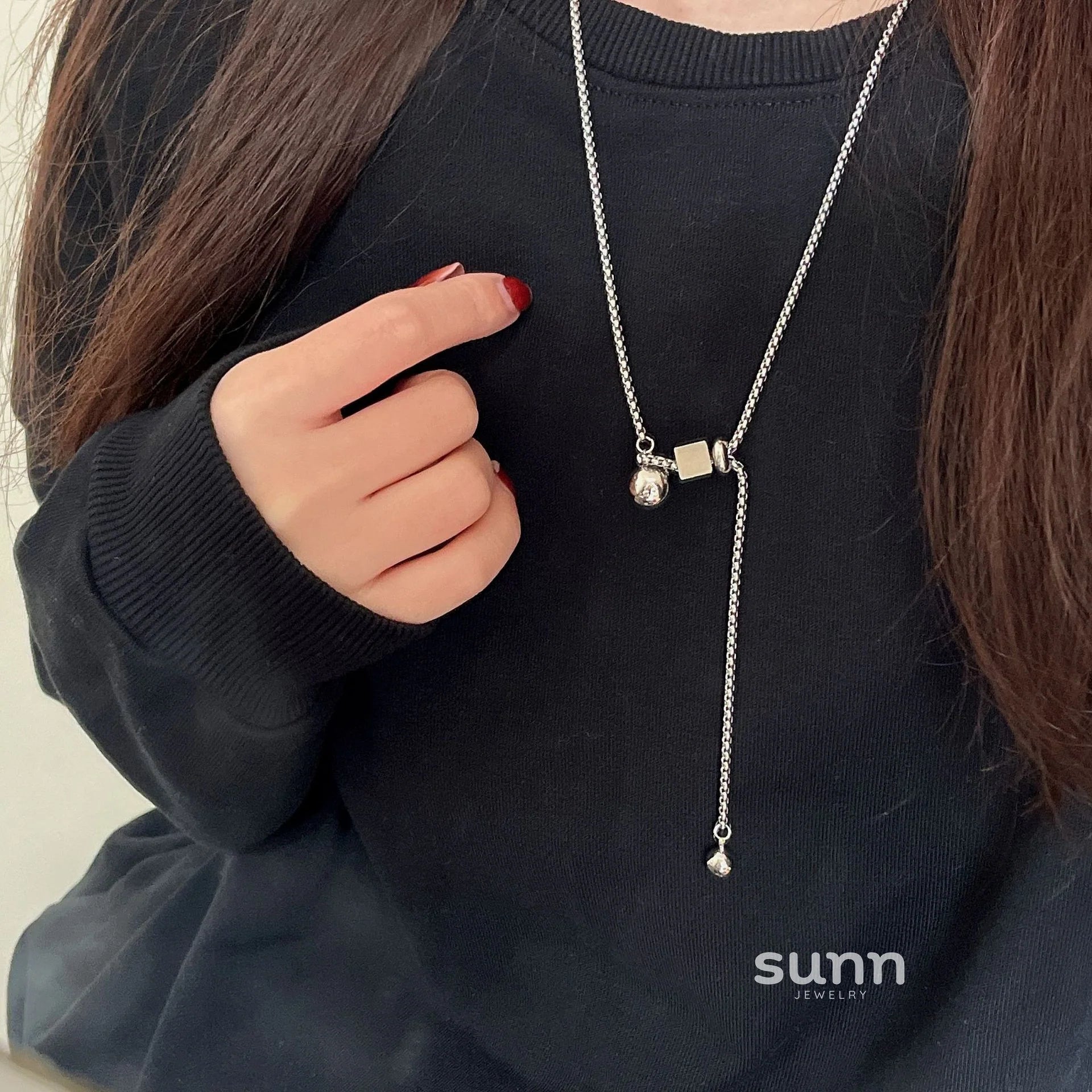 Johnna Adjustable Geometric Necklace