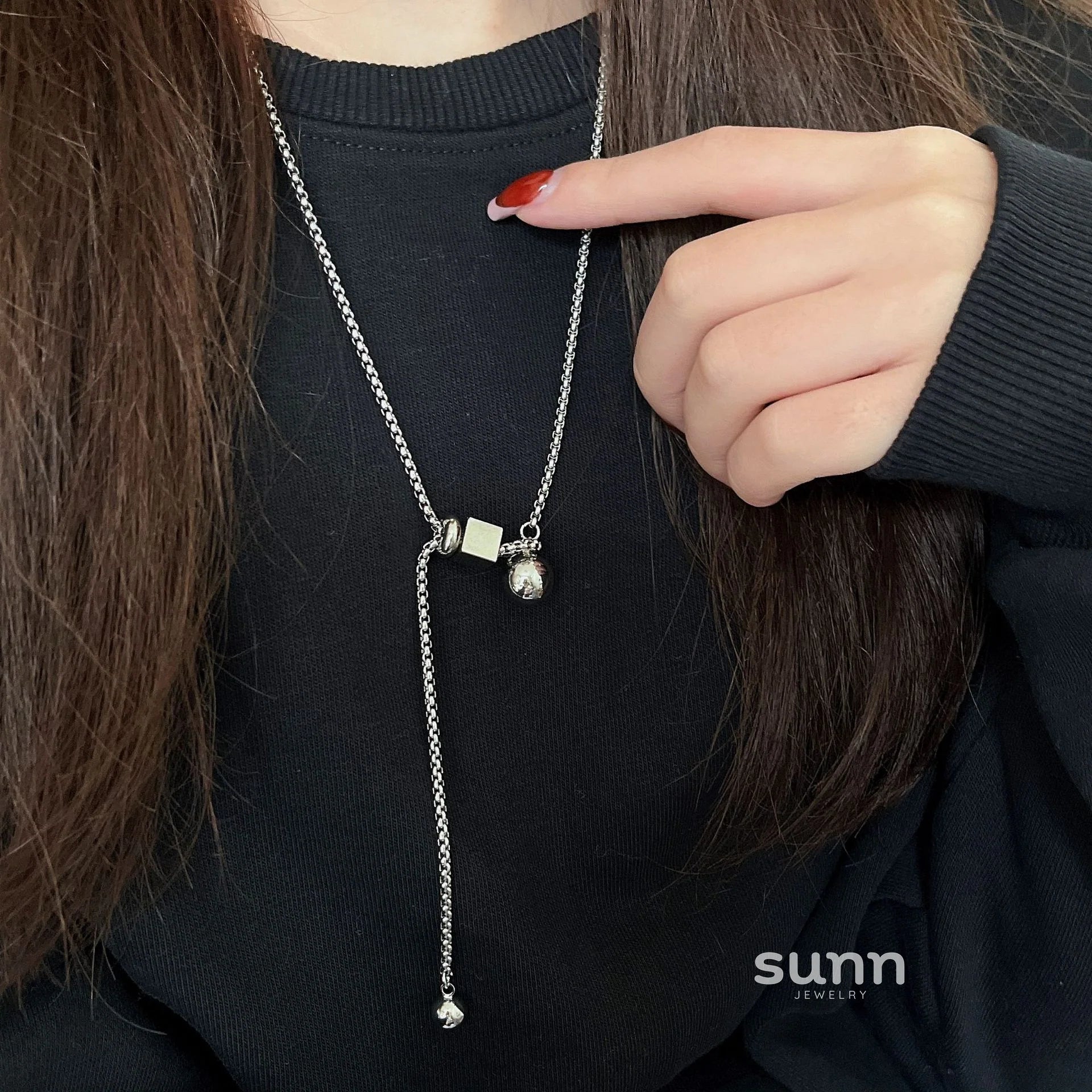 Johnna Adjustable Geometric Necklace