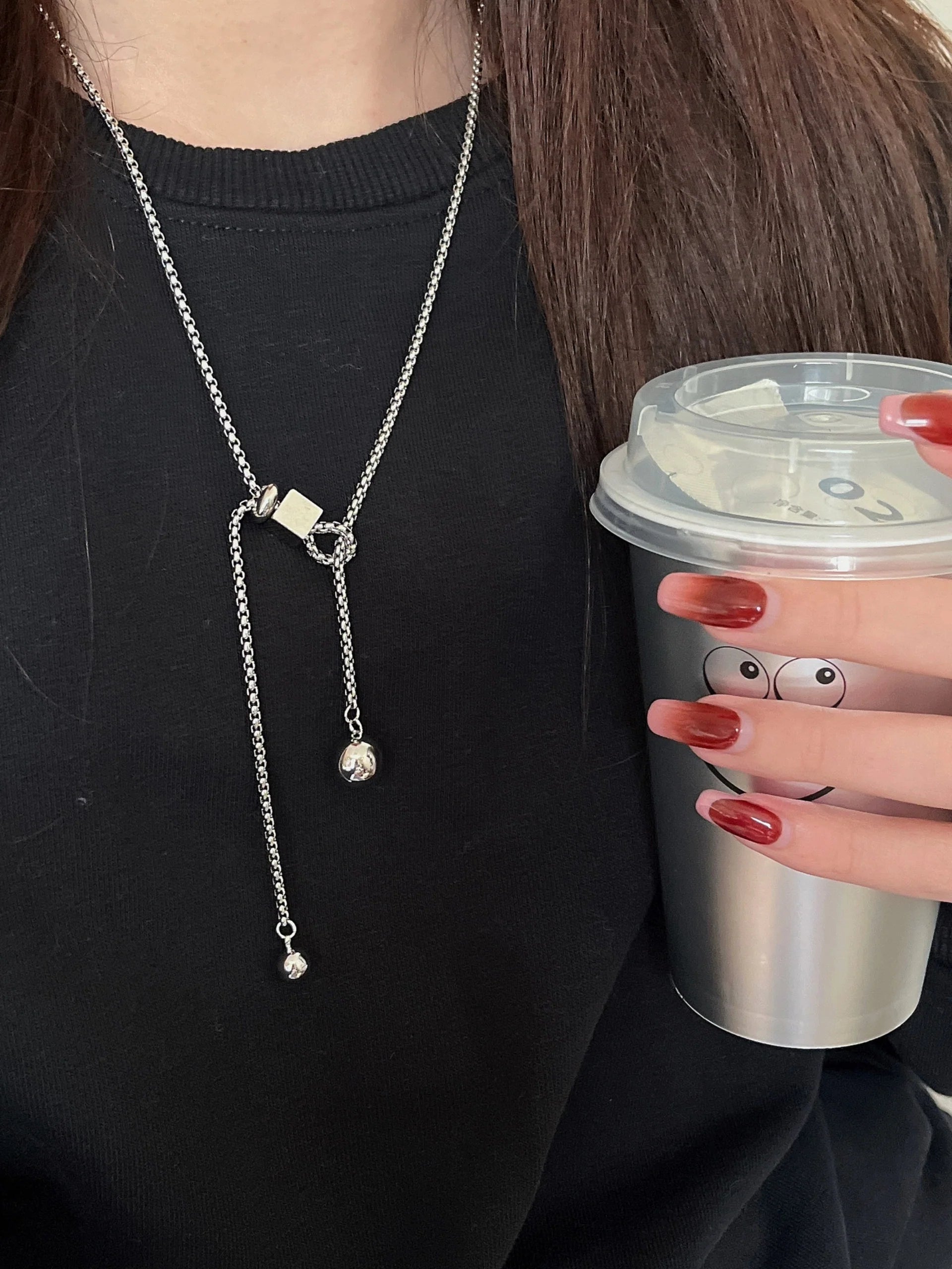 Johnna Adjustable Geometric Necklace