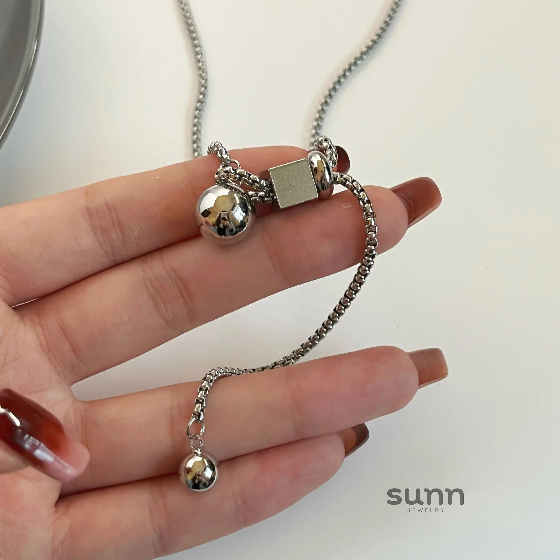 Johnna Adjustable Geometric Necklace