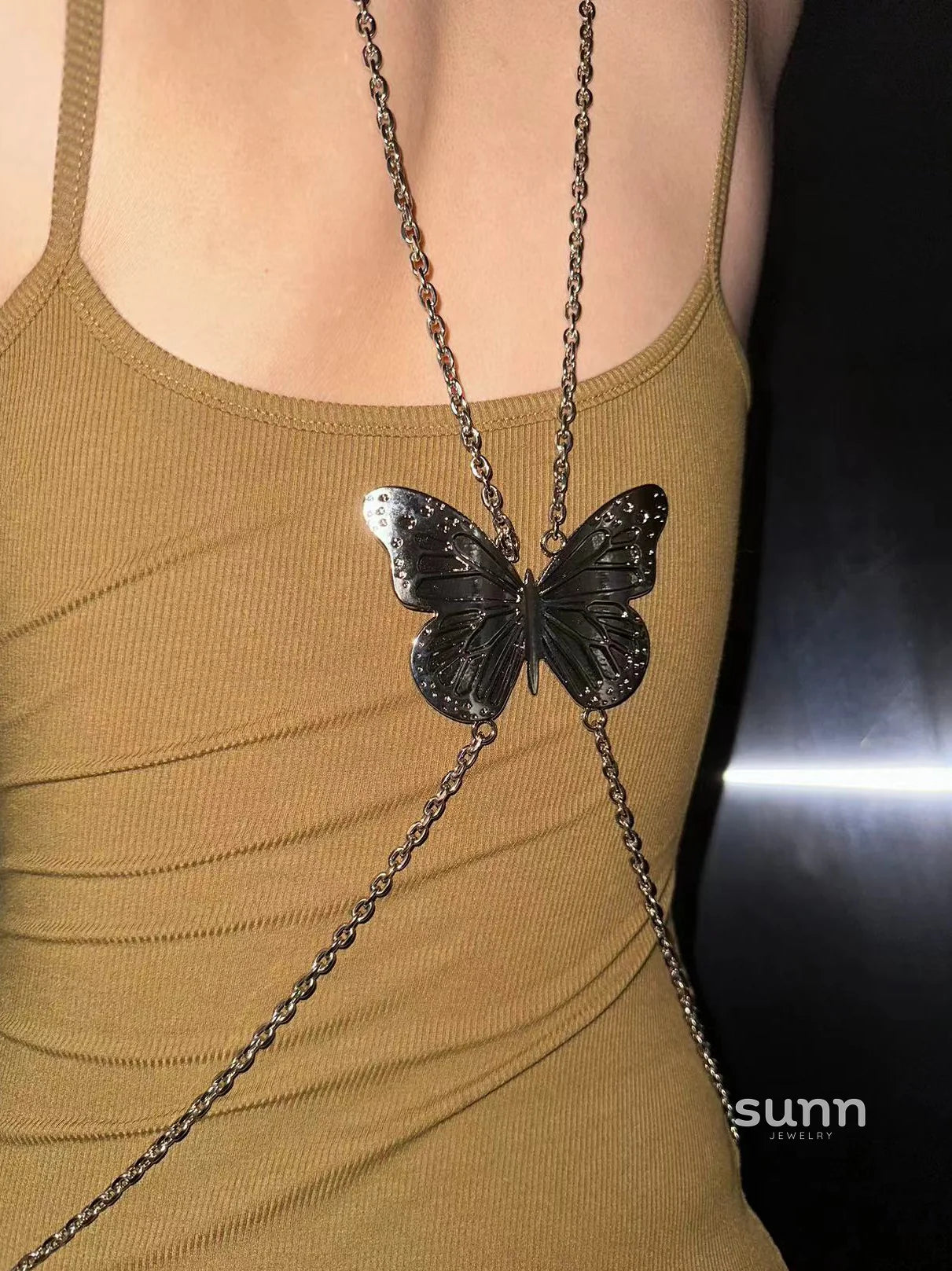 Joleigh Metal Butterfly Body Chain