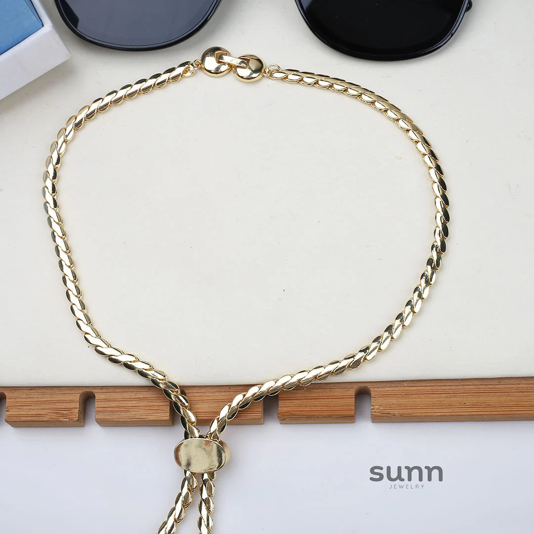 Jordan Gold Snake Chain Necklace