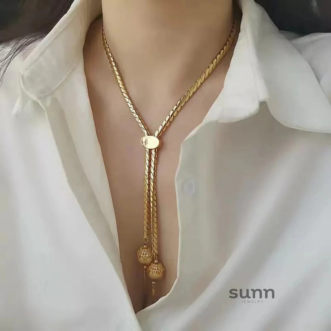 Jordan Gold Snake Chain Necklace