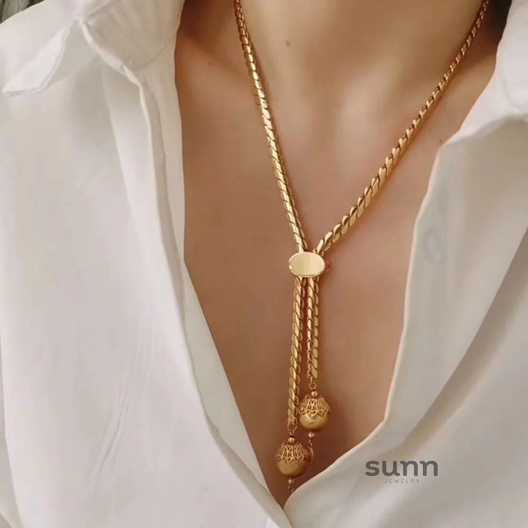 Jordan Gold Snake Chain Necklace