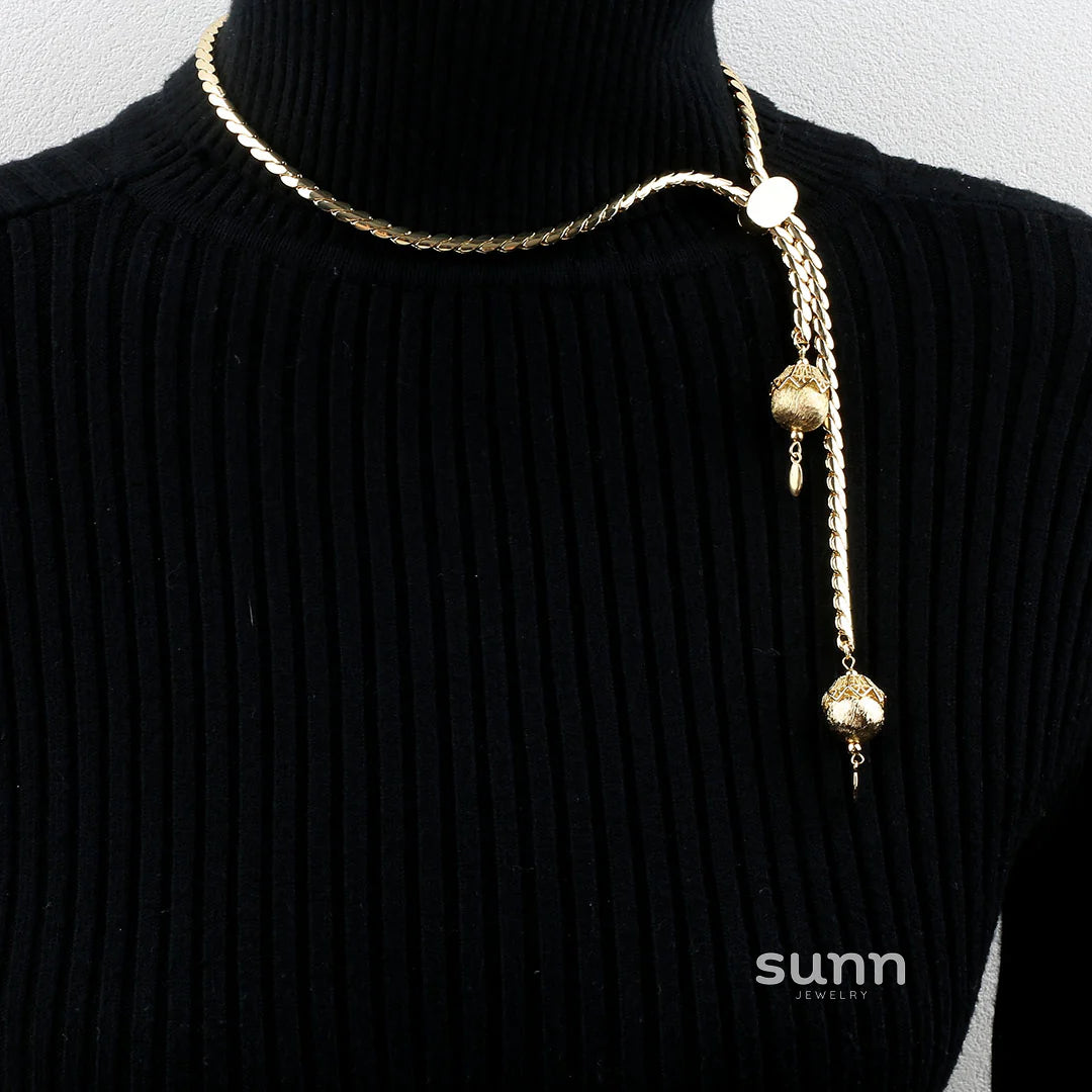 Jordan Gold Snake Chain Necklace