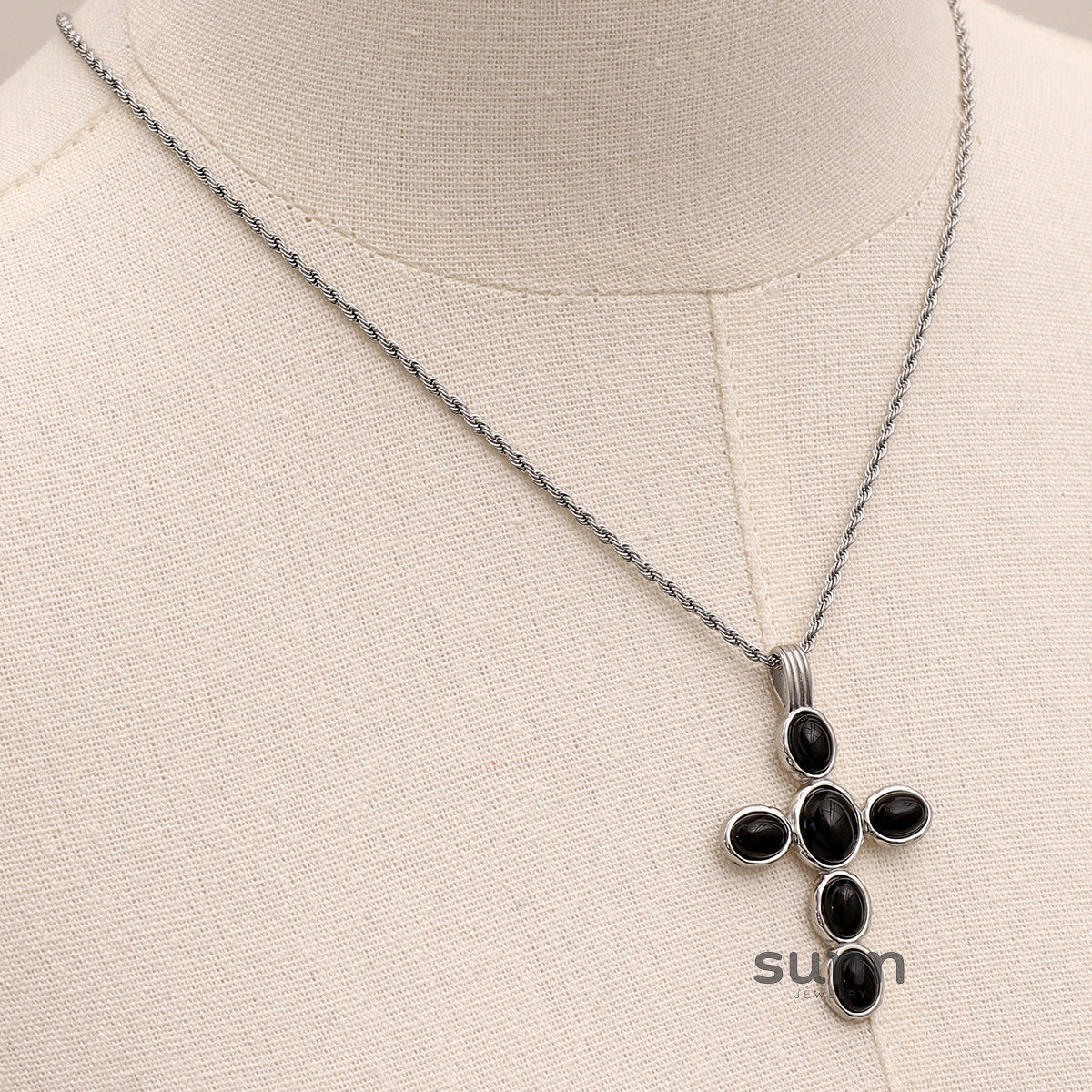 Jordana Cross Stone Jewelry [1IKVK8AV]
