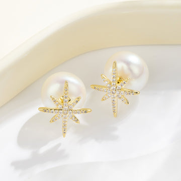 Jordy Celestial Pearl Studs [H50MPXPG]