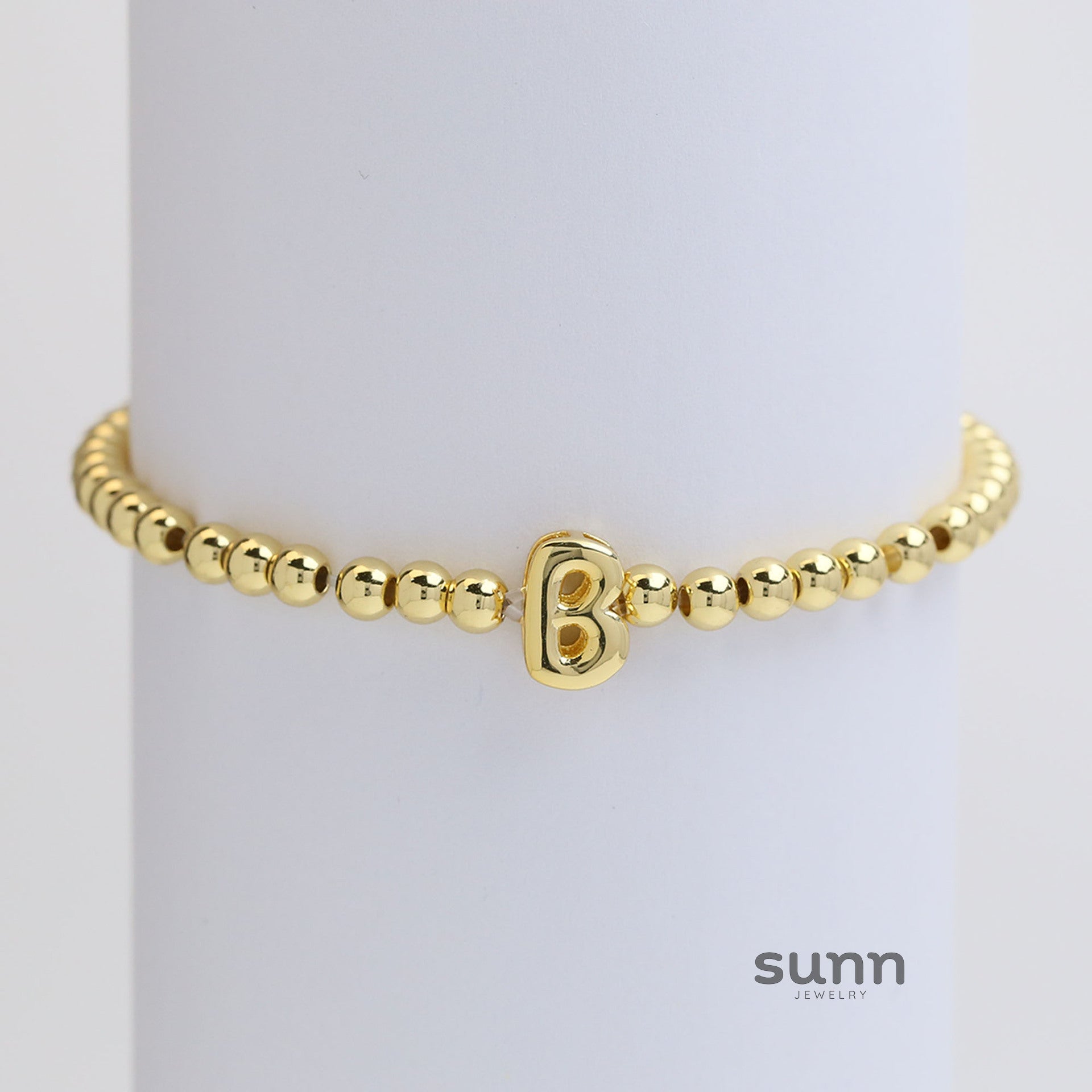 Jorie Polished Letter Bracelet [YJE7MLSC]