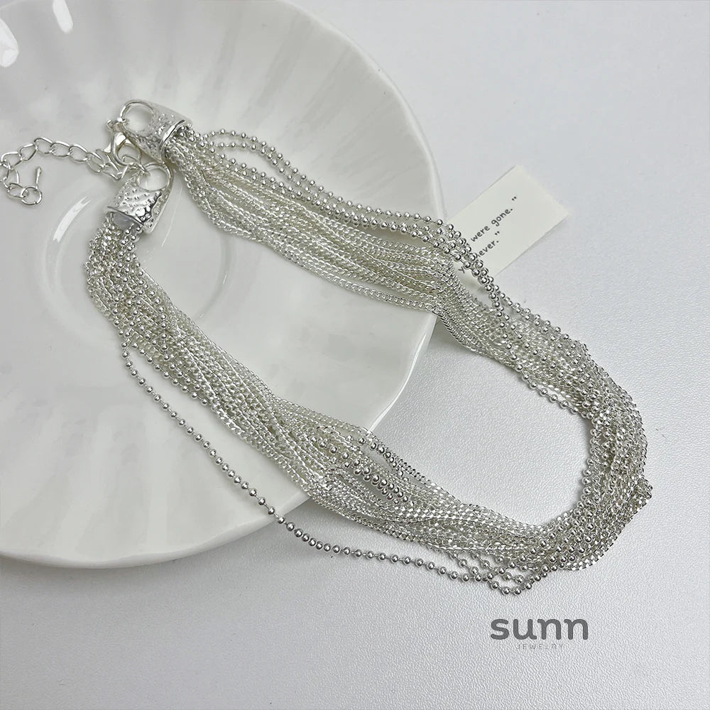 Josefina Layered Tassel Necklace