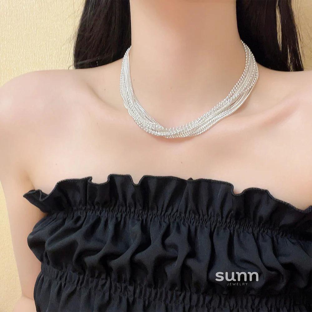 Josefina Layered Tassel Necklace