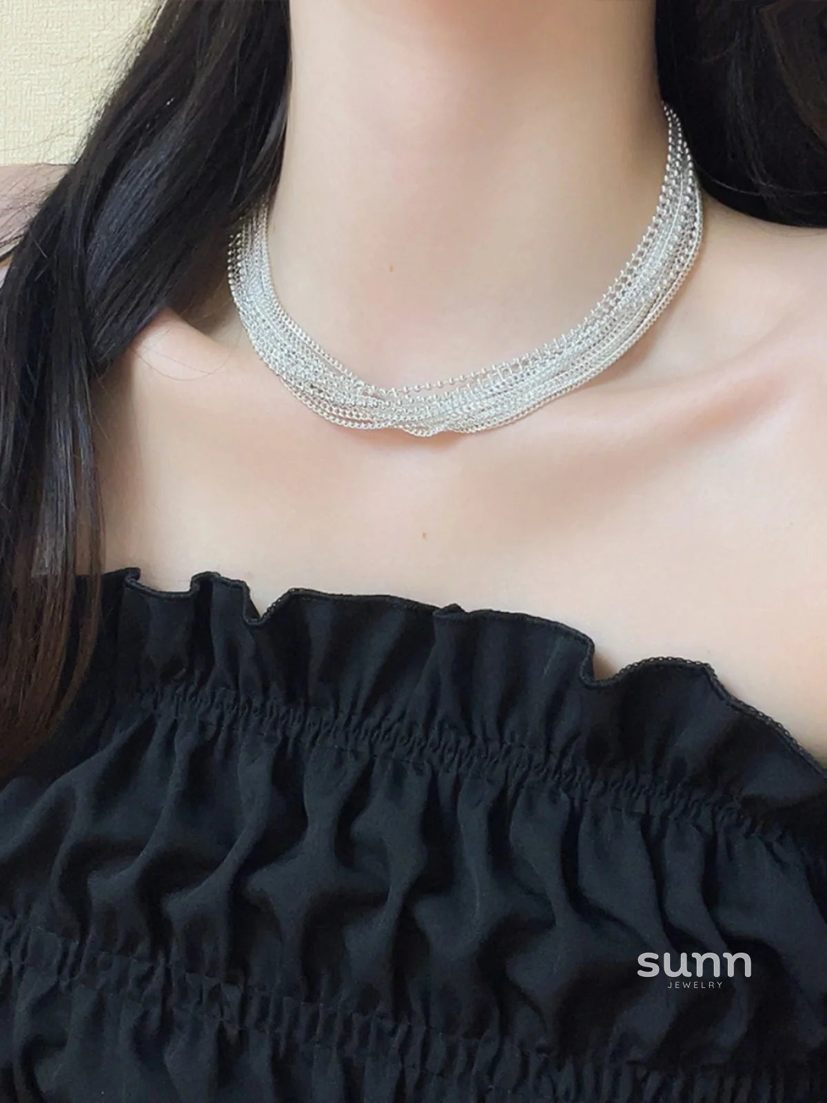 Josefina Layered Tassel Necklace