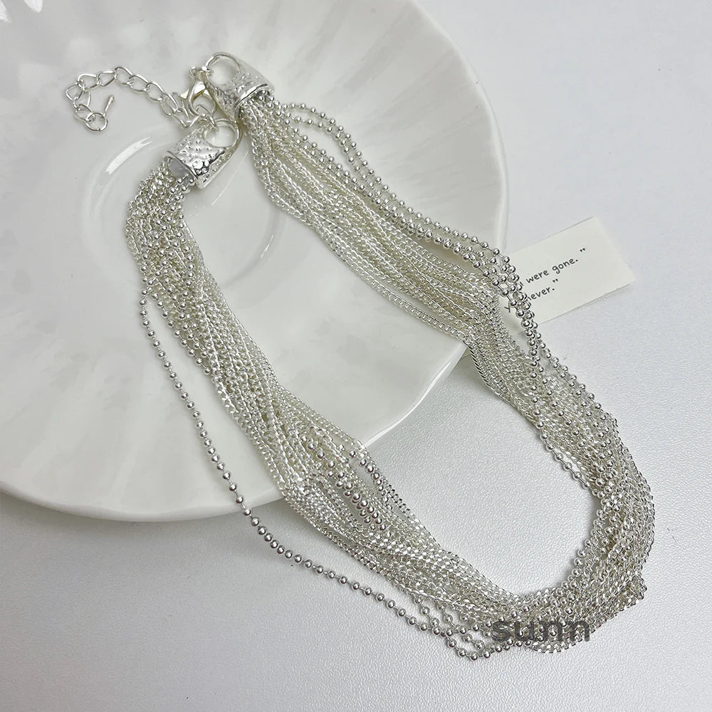 Josefina Layered Tassel Necklace