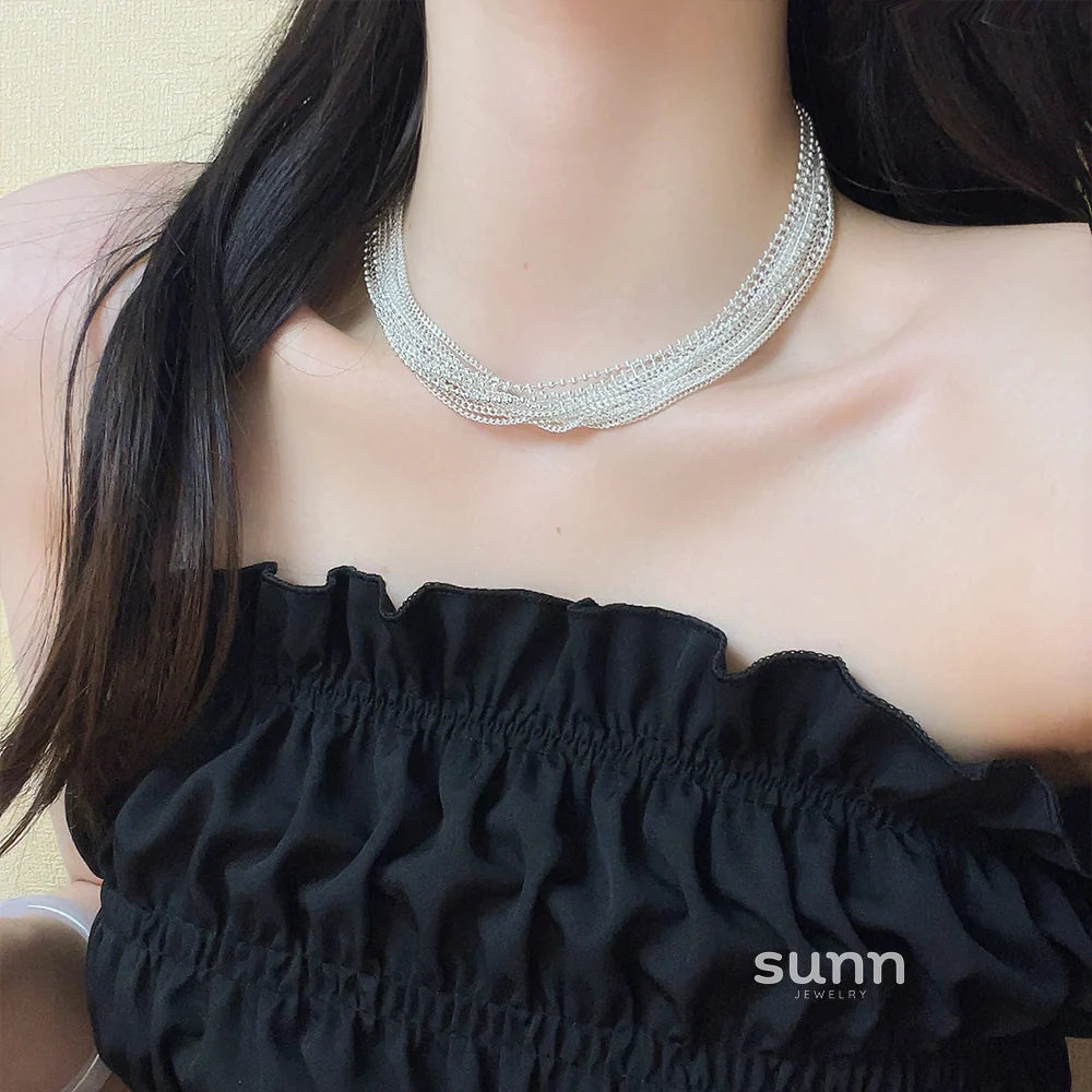 Josefina Layered Tassel Necklace