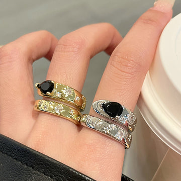Joselynn Double Layer Index Ring [CFFKHTH0]